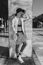 BIUBBINO-MAGLIA-BODY-BERMUDA woman urban fashion style